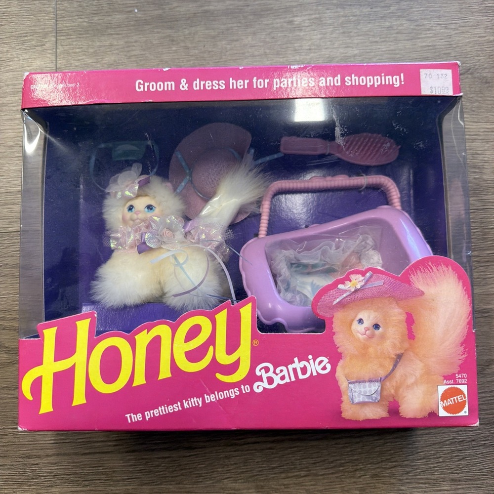 Vintage 1991 Mattel Honey Kitty Barbie 5470 New Sealed